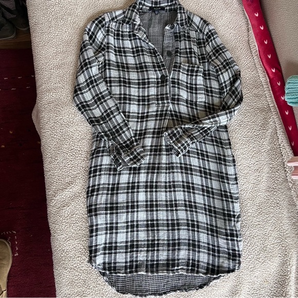 Madewell cotton double layer gauze tunic dress super cute! Spring!! XXS - Picture 7 of 9